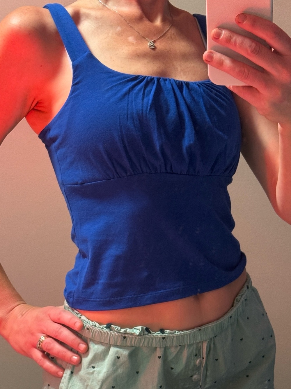 LOFT outlet royal blue tank top